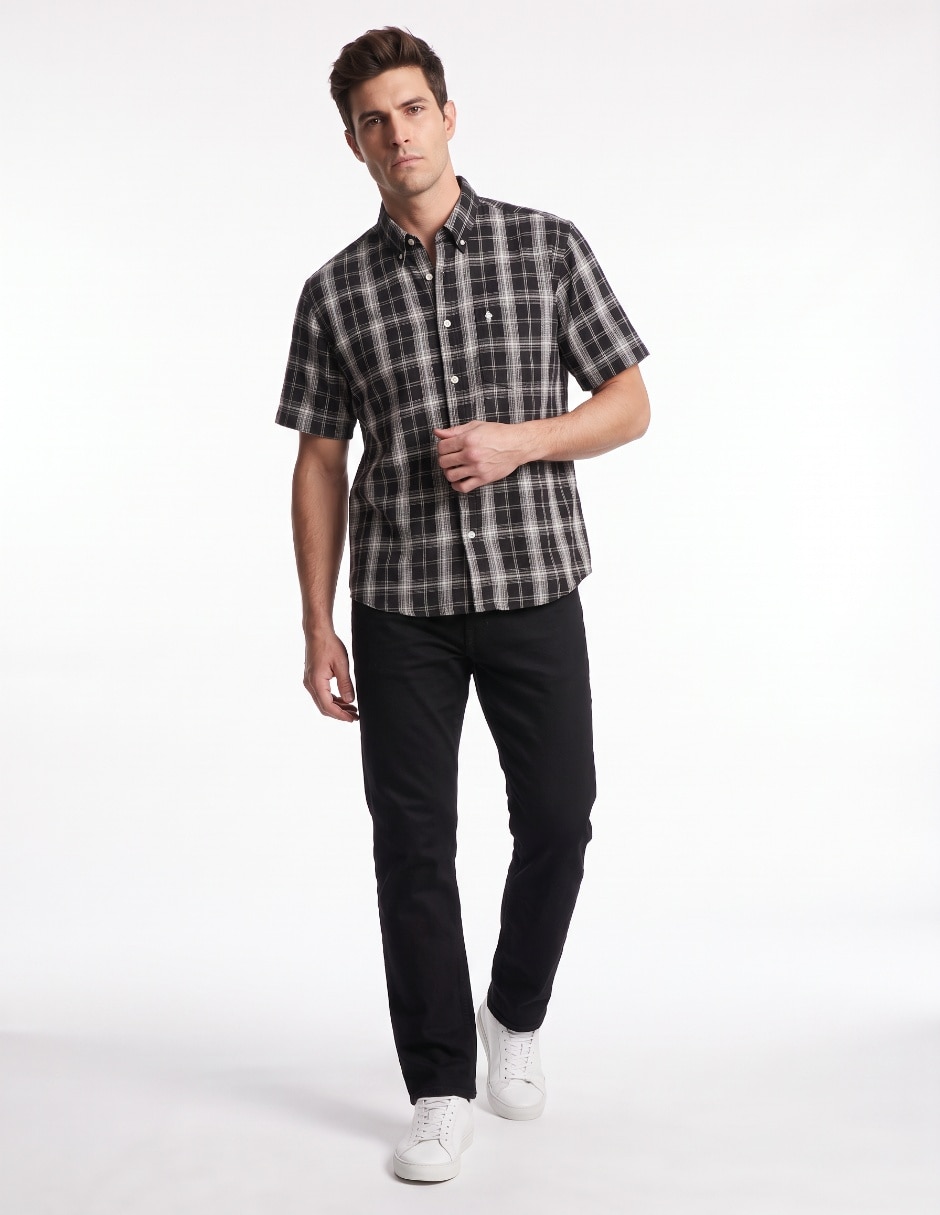 Camisa casual manga corta para hombre 3