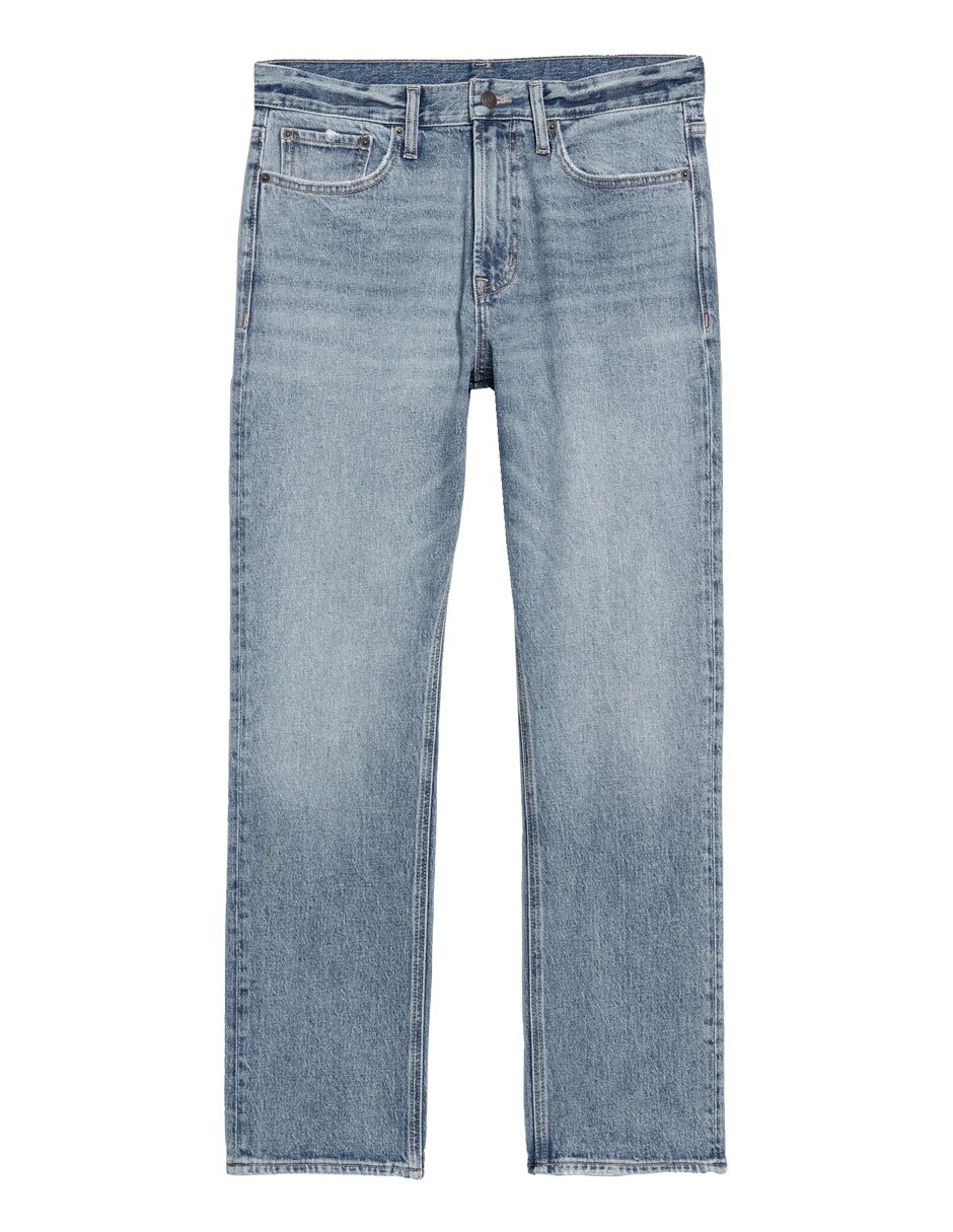 Jeans regular lavado claro para hombre 3