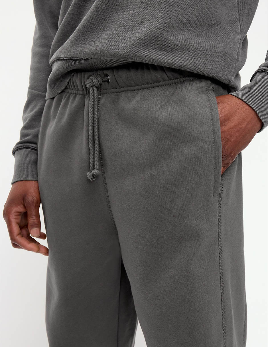 Pants regular con elástico para hombre 2