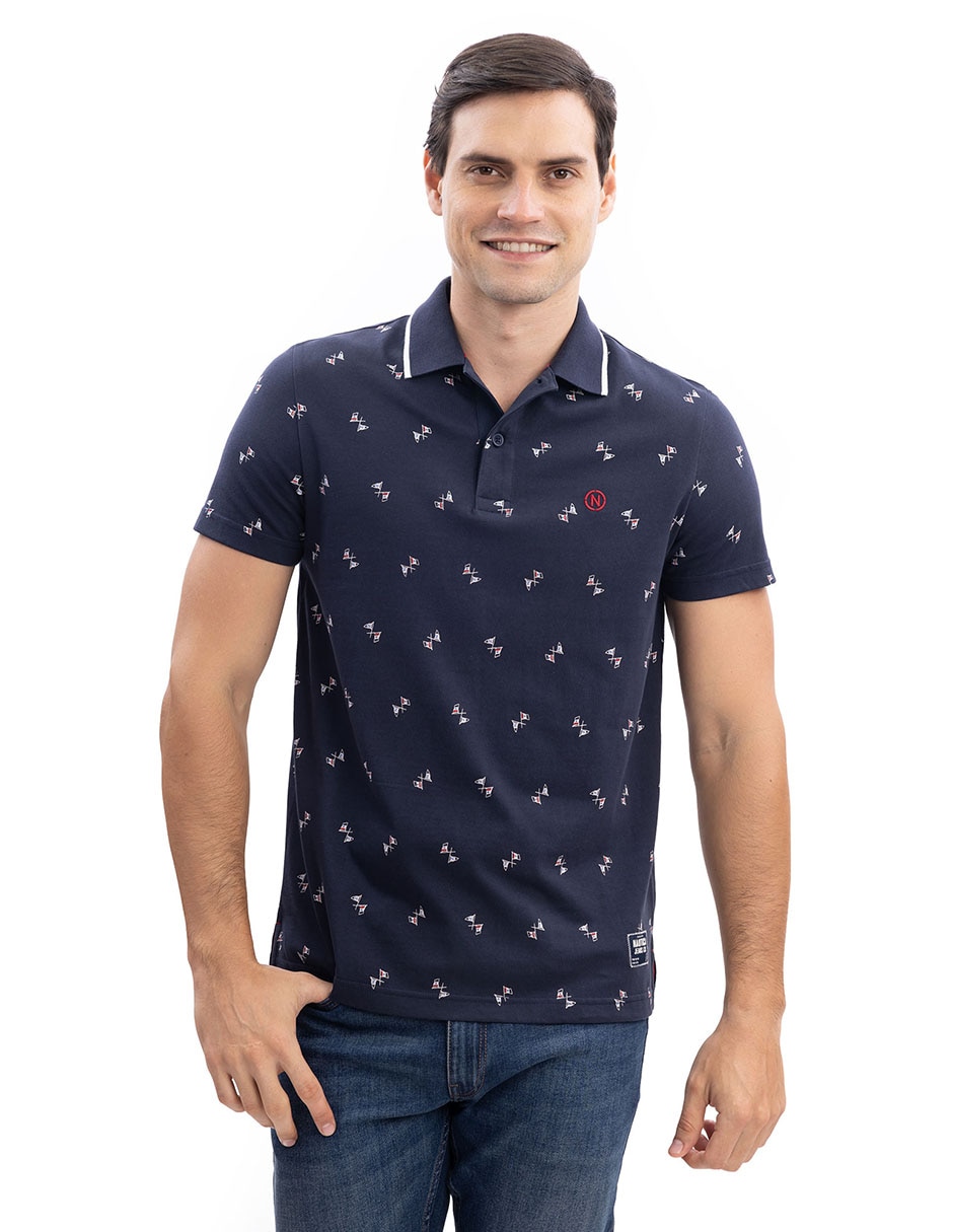 Playera cuello polo para hombre