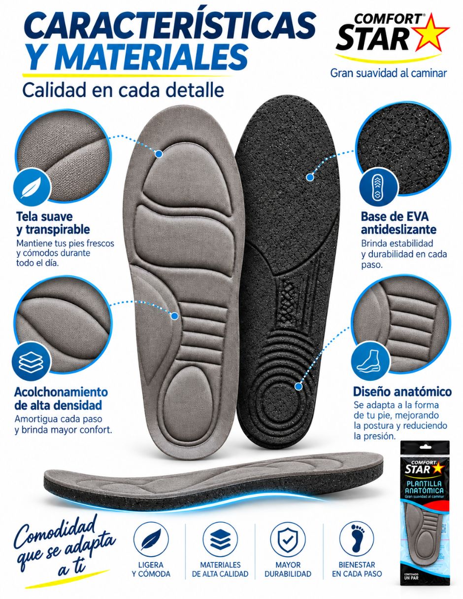 Plantilla confort 5