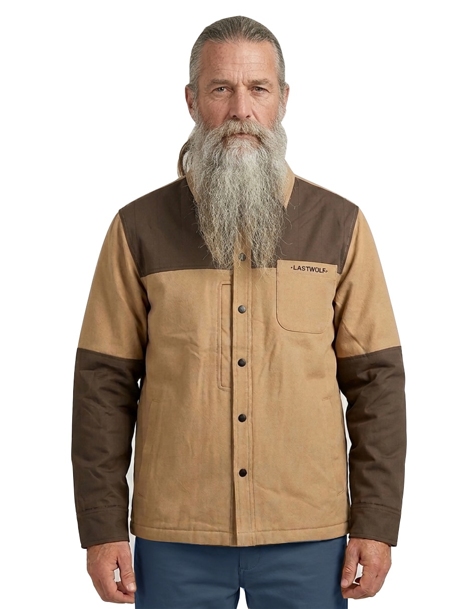 Chamarra casual impermeable con bolsillos para hombre