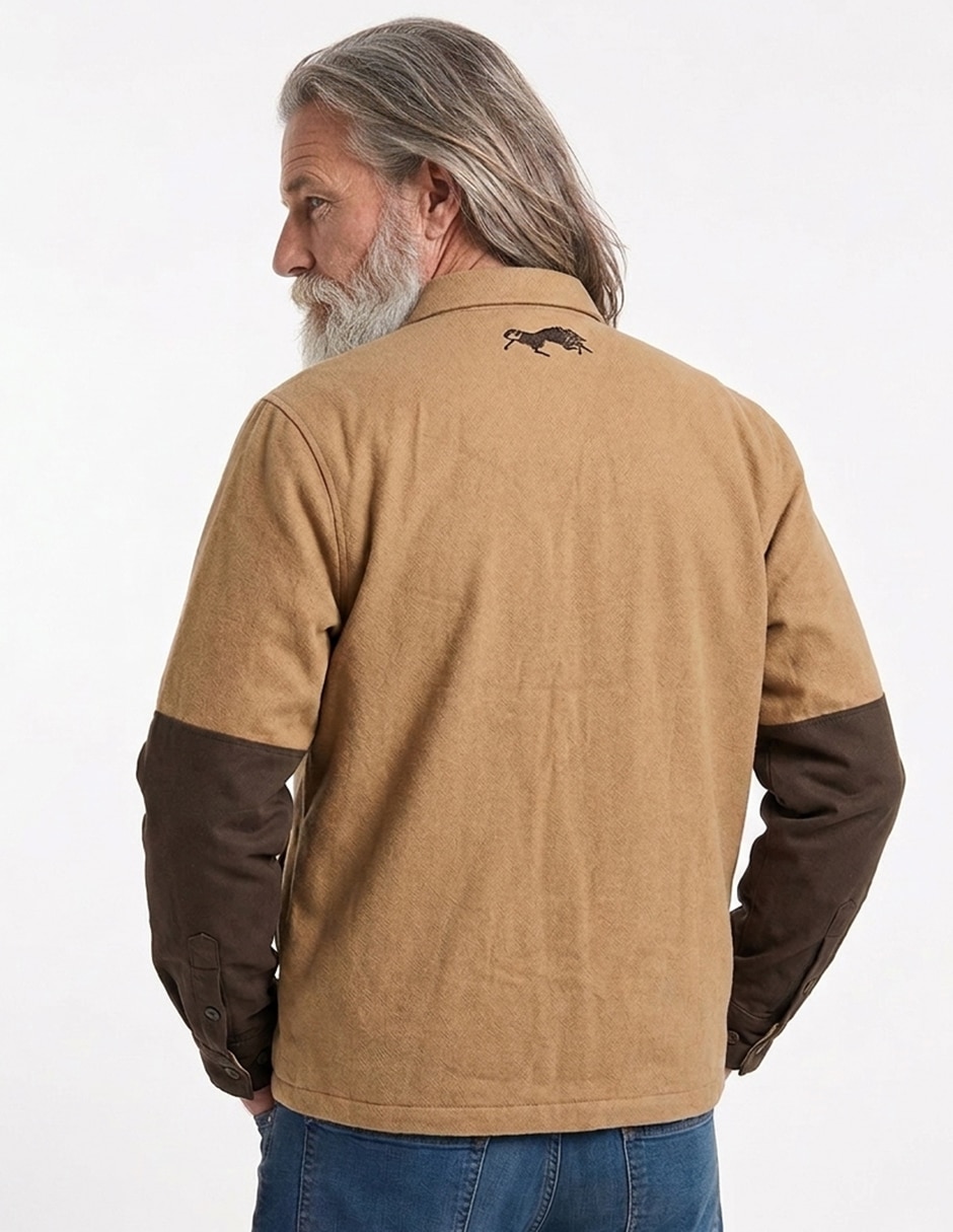Chamarra casual impermeable con bolsillos para hombre 2