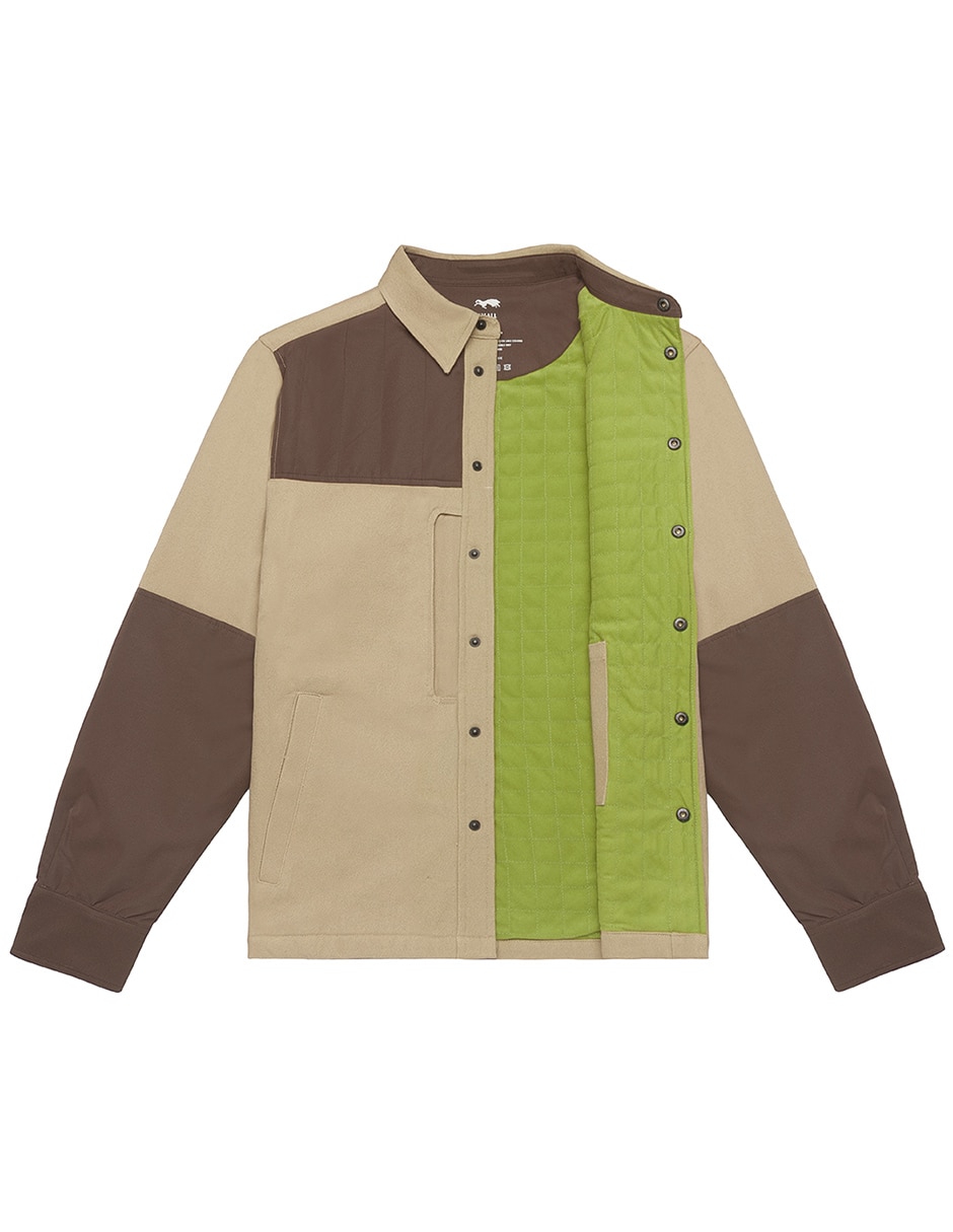 Chamarra casual impermeable con bolsillos para hombre 5
