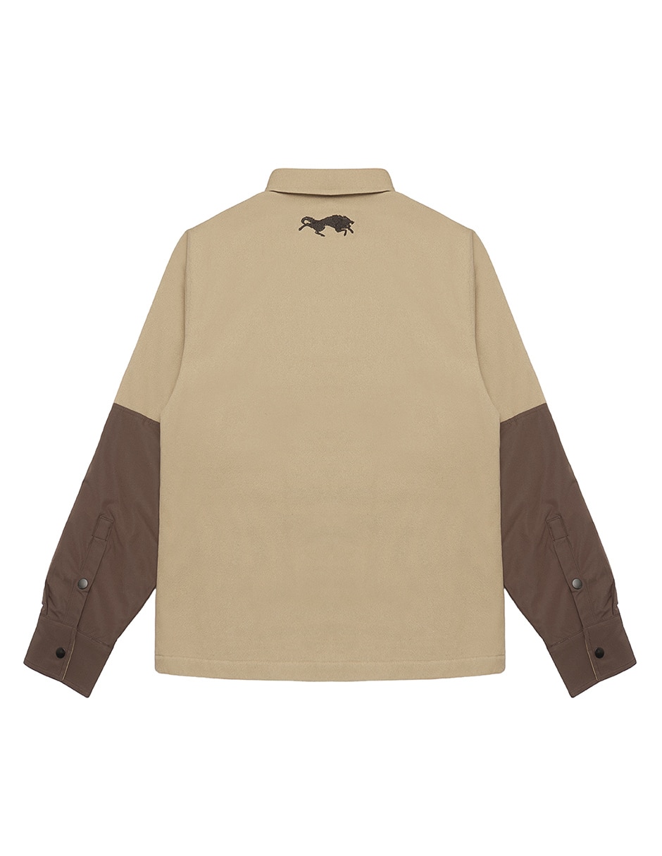 Chamarra casual impermeable con bolsillos para hombre 6