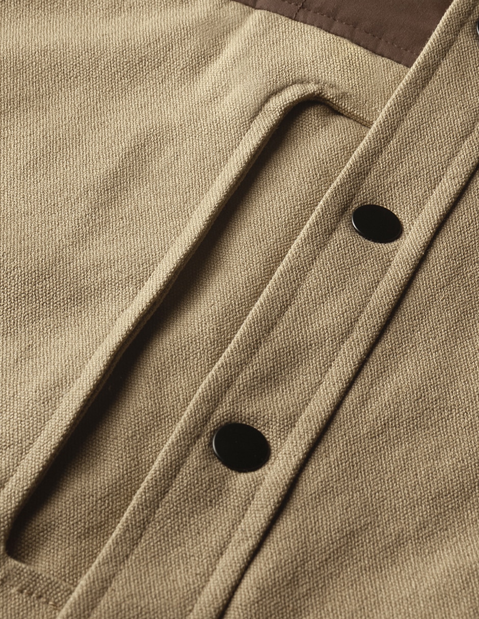 Chamarra casual impermeable con bolsillos para hombre 7
