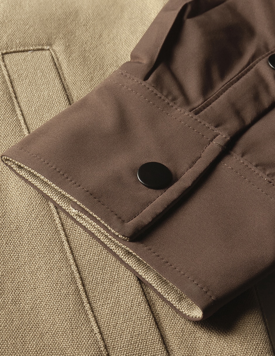 Chamarra casual impermeable con bolsillos para hombre 10