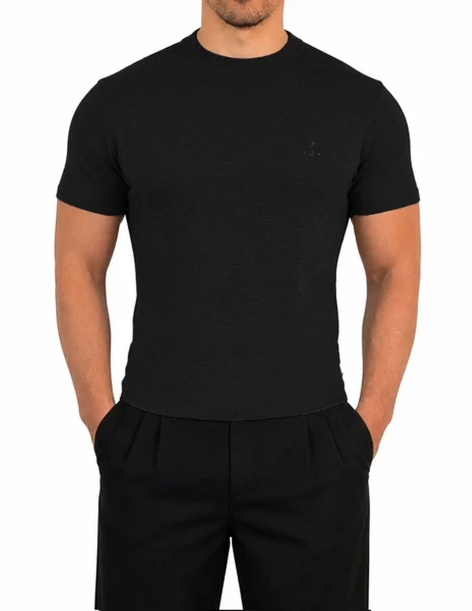 Playera cuello redondo para hombre 1
