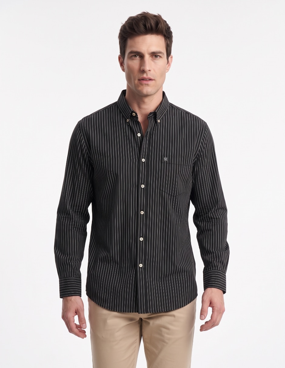 Camisa casual manga larga para hombre Camisa casual manga larga para hombre