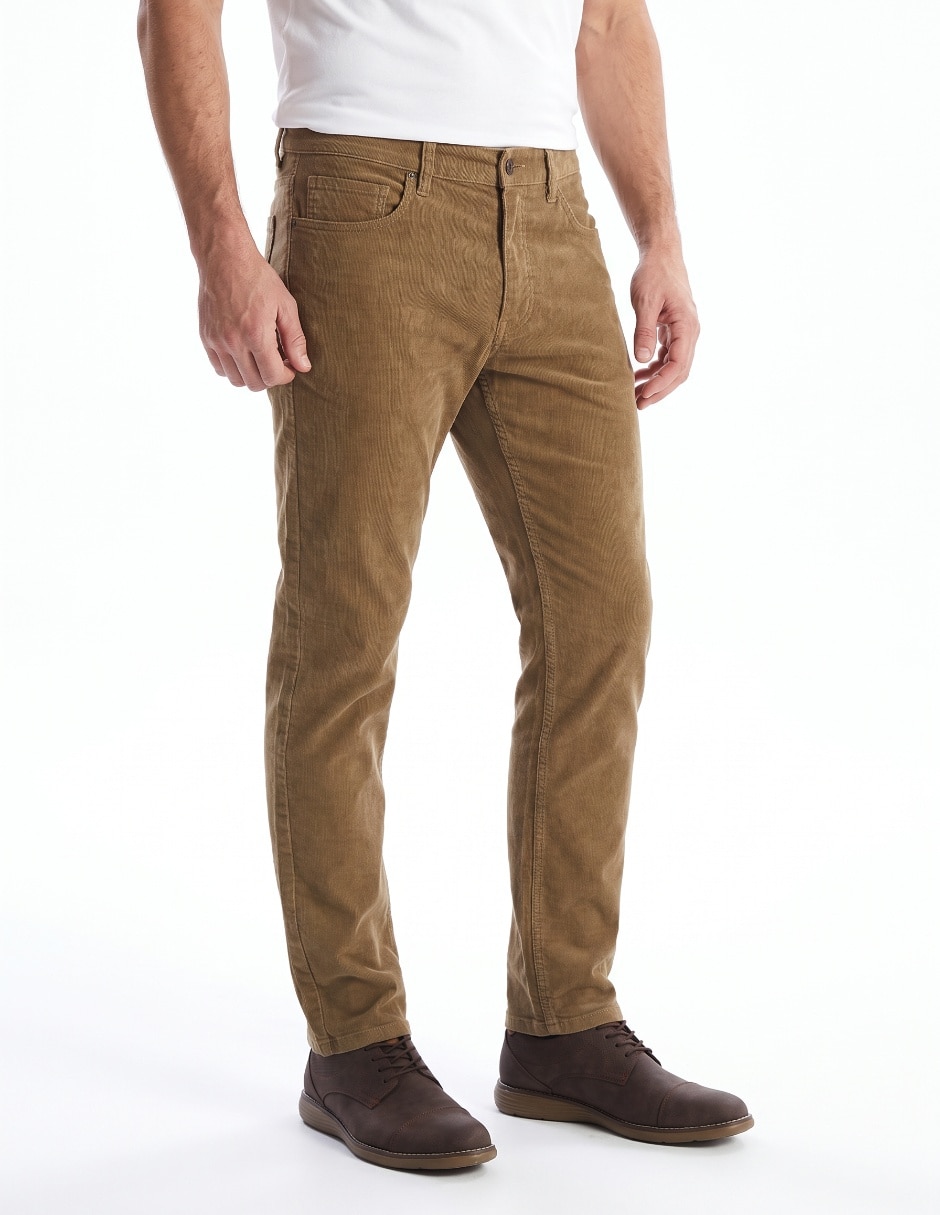 Pantalón slim de algodón para hombre Pantalón slim de algodón para hombre
