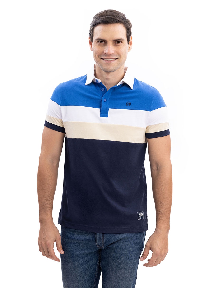 Playera cuello polo para hombre