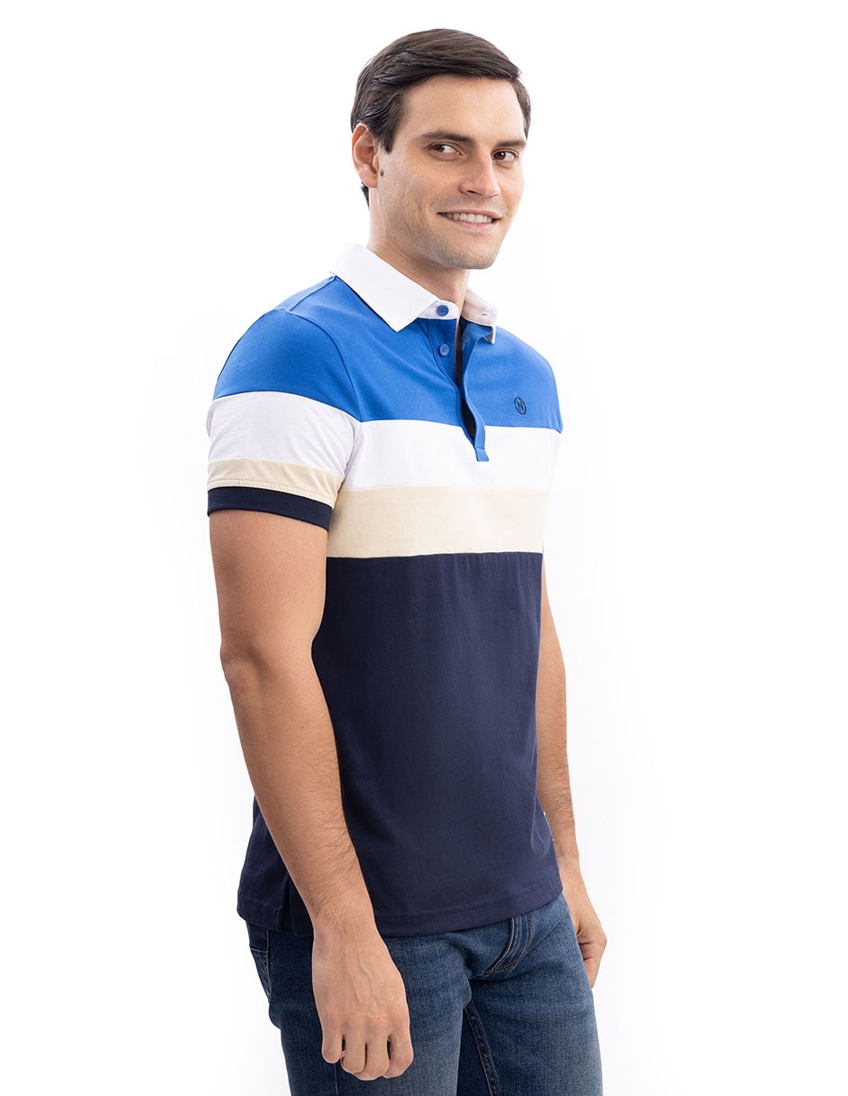 Playera cuello polo para hombre
