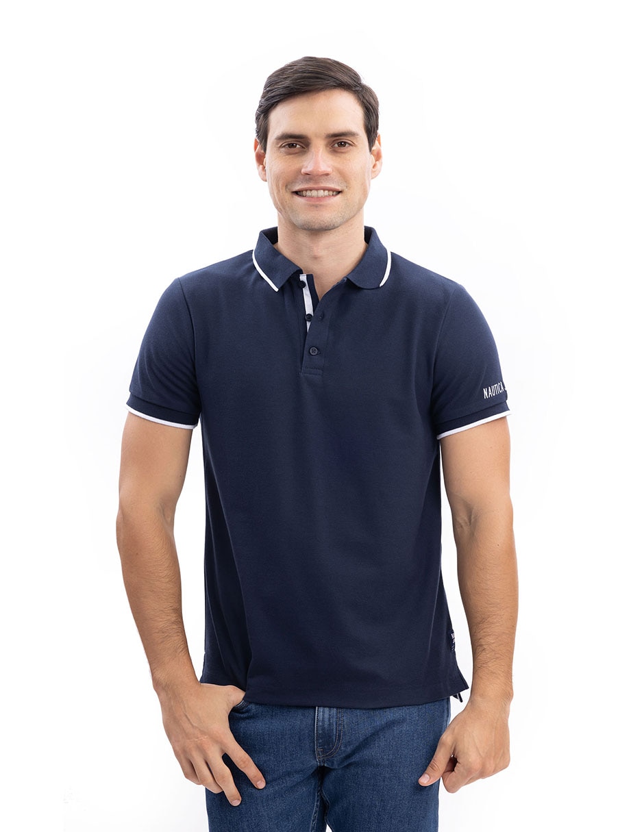 Playera cuello polo para hombre