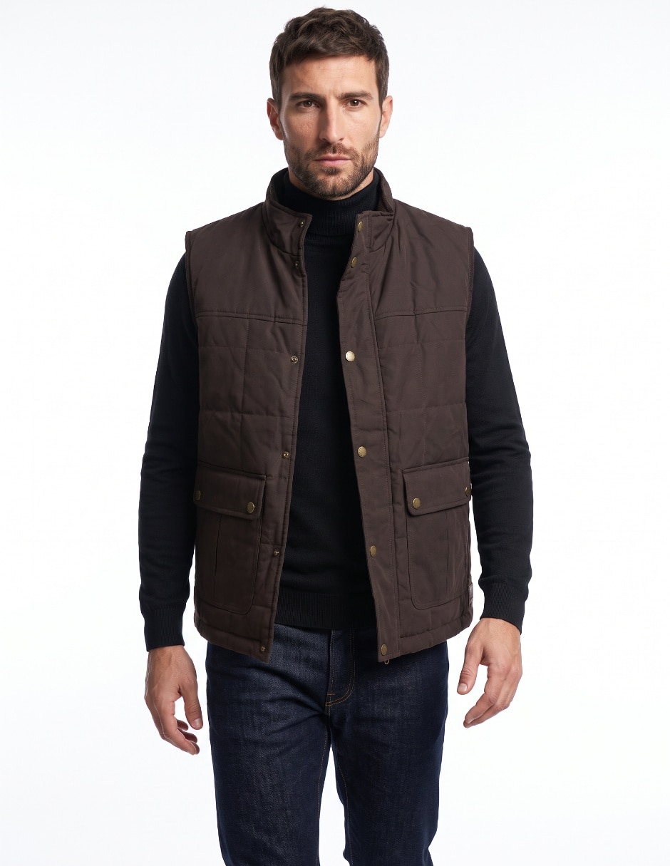 Chaleco capitonado para hombre