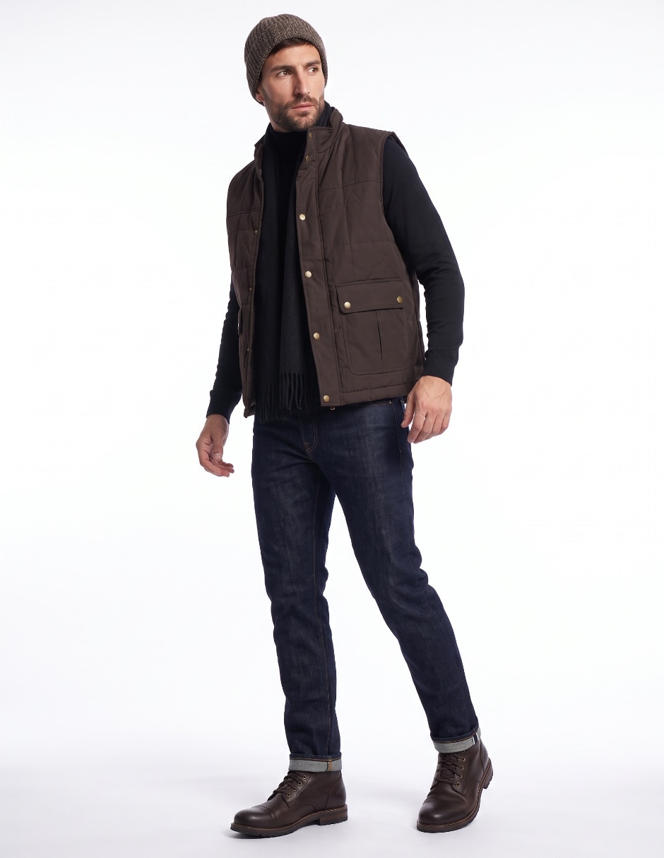 Chaleco capitonado para hombre 4