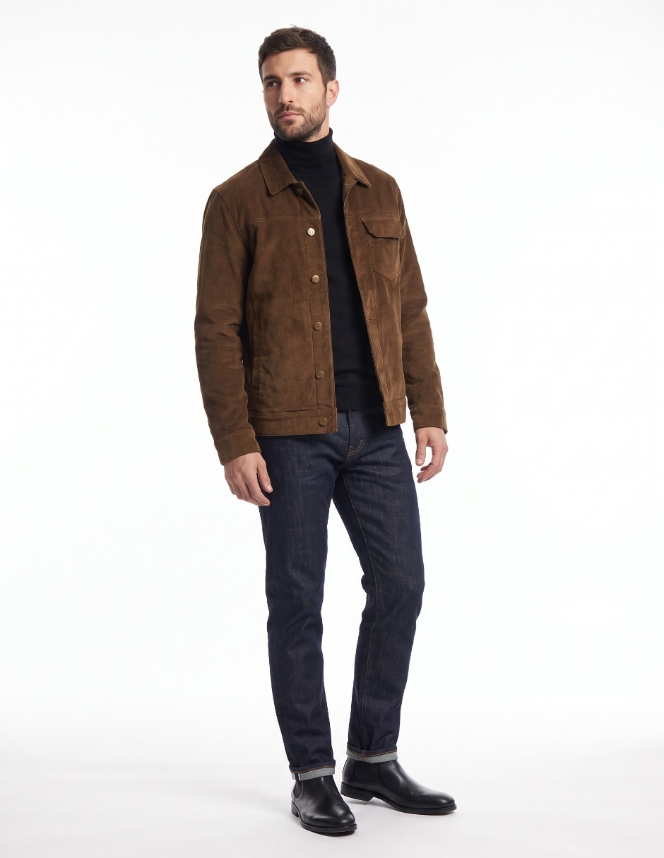 Chamarra casual para hombre 4