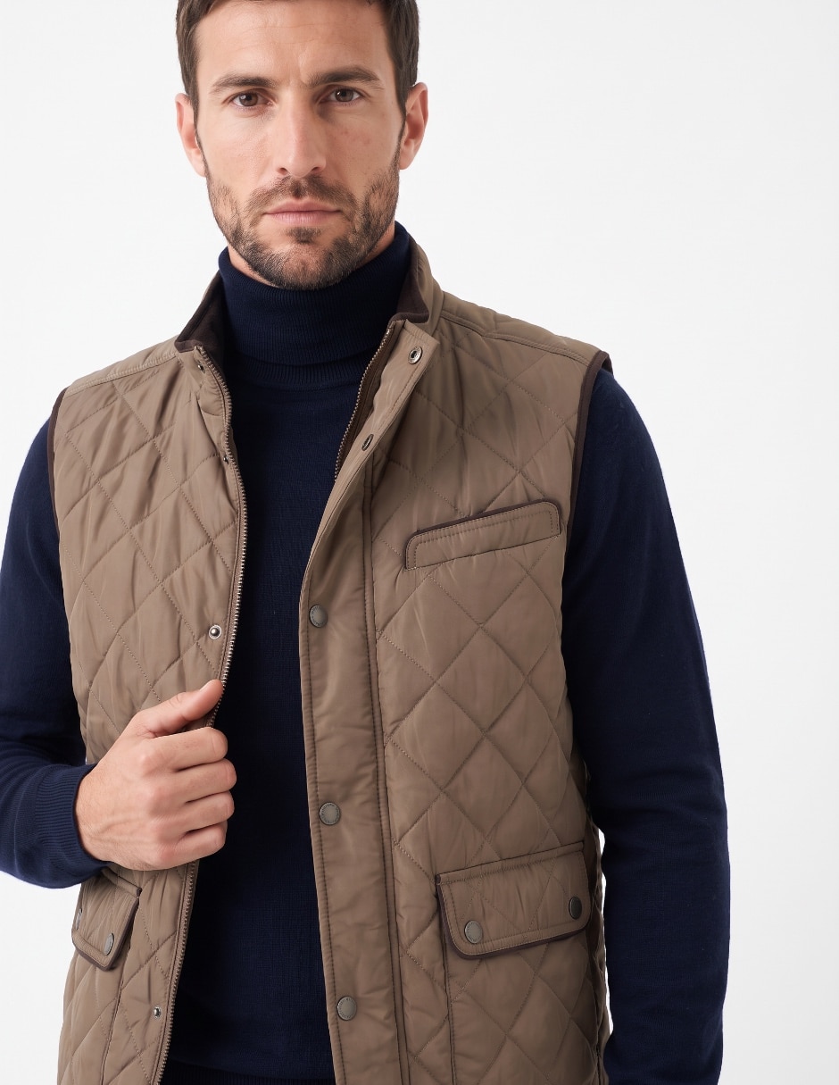 Chaleco capitonado para hombre 4