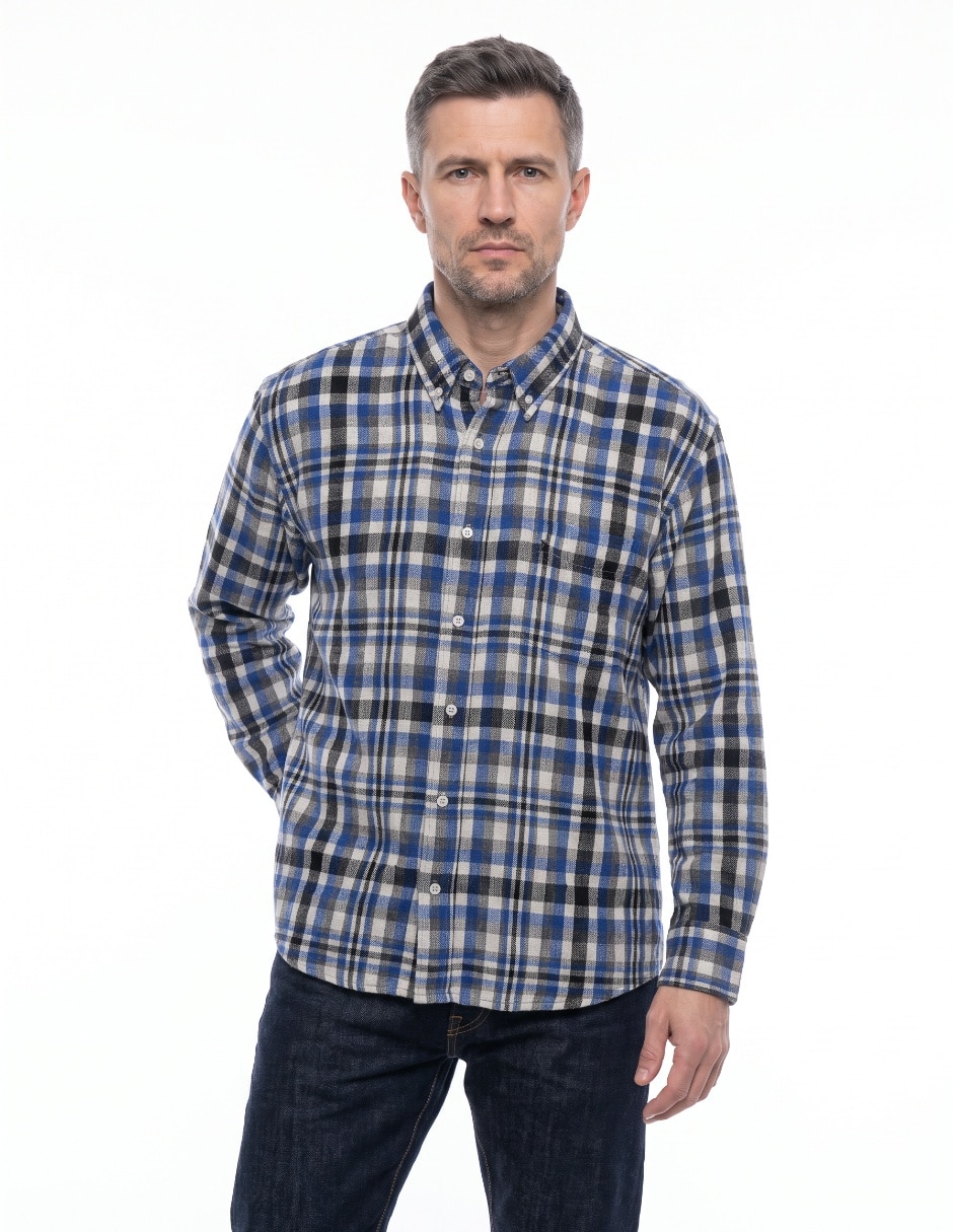 Camisa casual manga larga para hombre Camisa casual manga larga para hombre