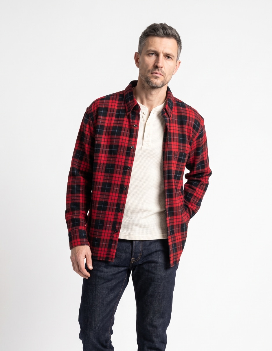 Camisa casual manga larga para hombre Camisa casual manga larga para hombre
