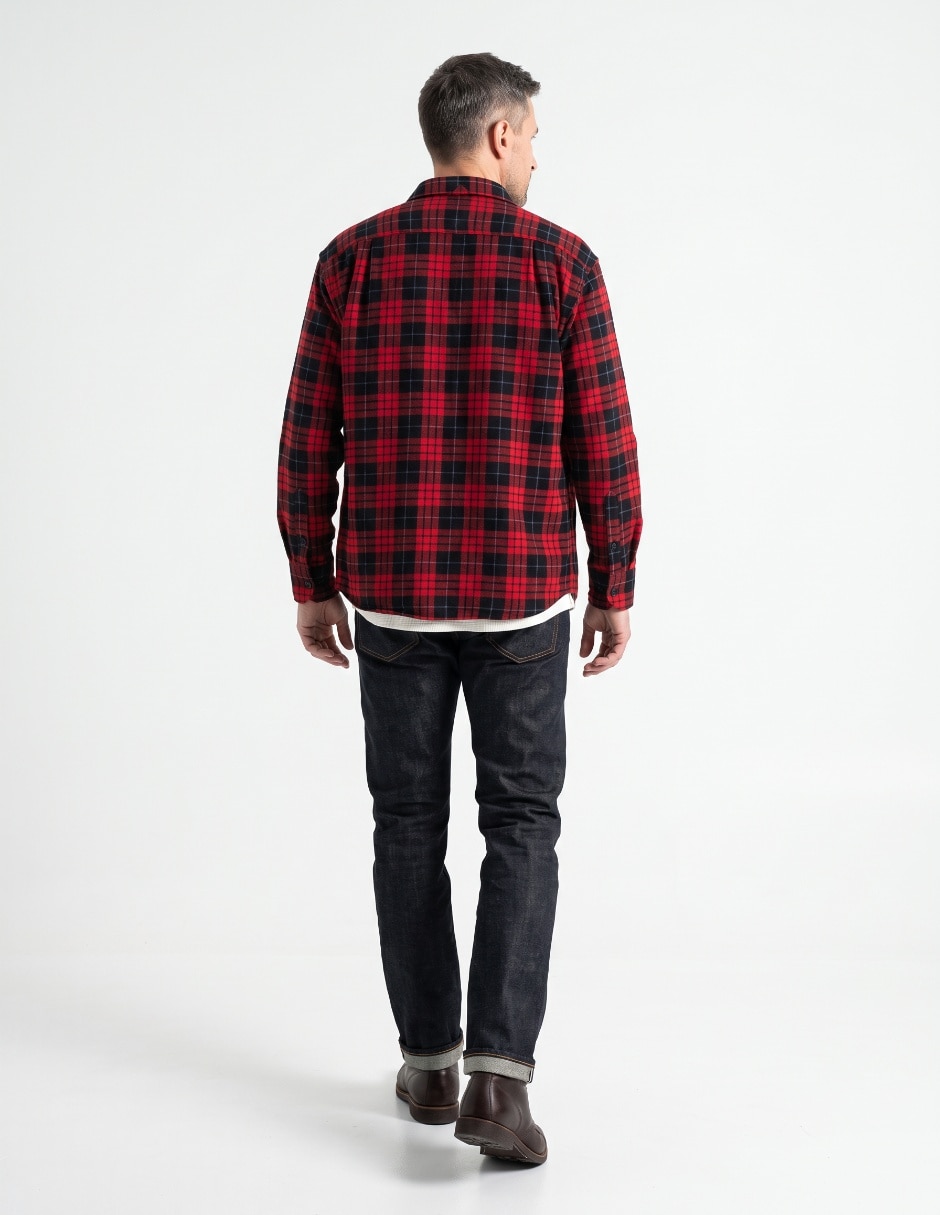 Camisa casual manga larga para hombre 2