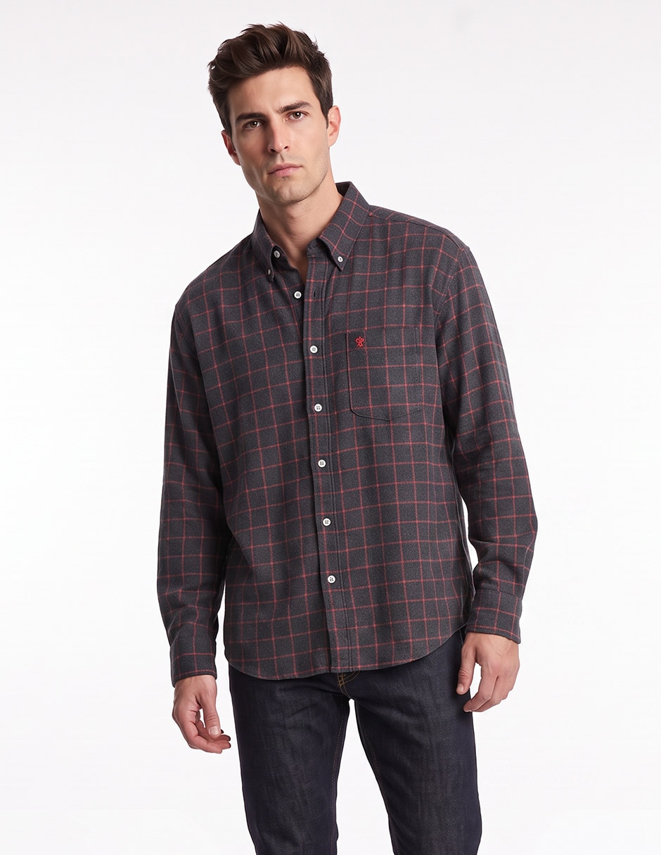 Camisa casual manga larga para hombre Camisa casual manga larga para hombre