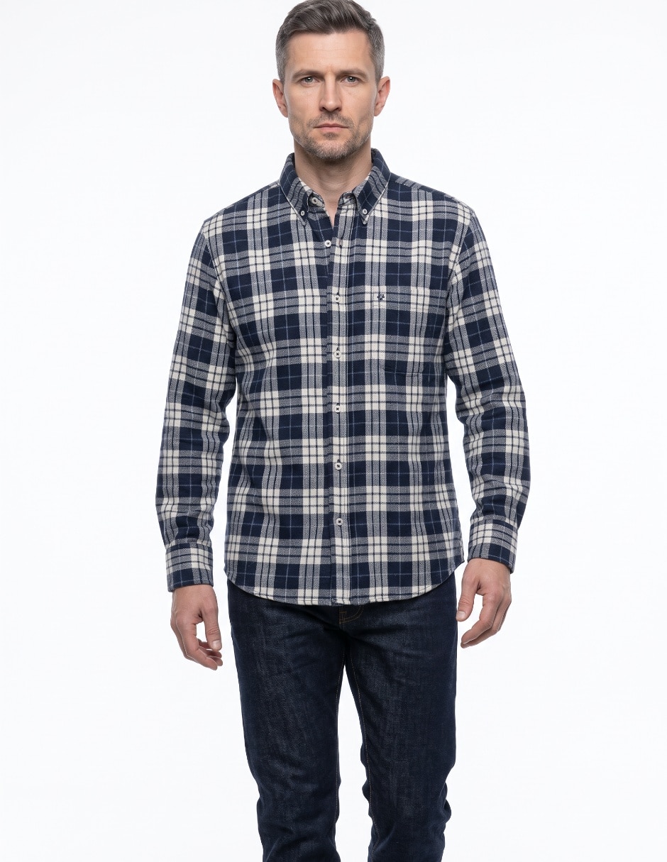 Camisa casual manga larga para hombre Camisa casual manga larga para hombre