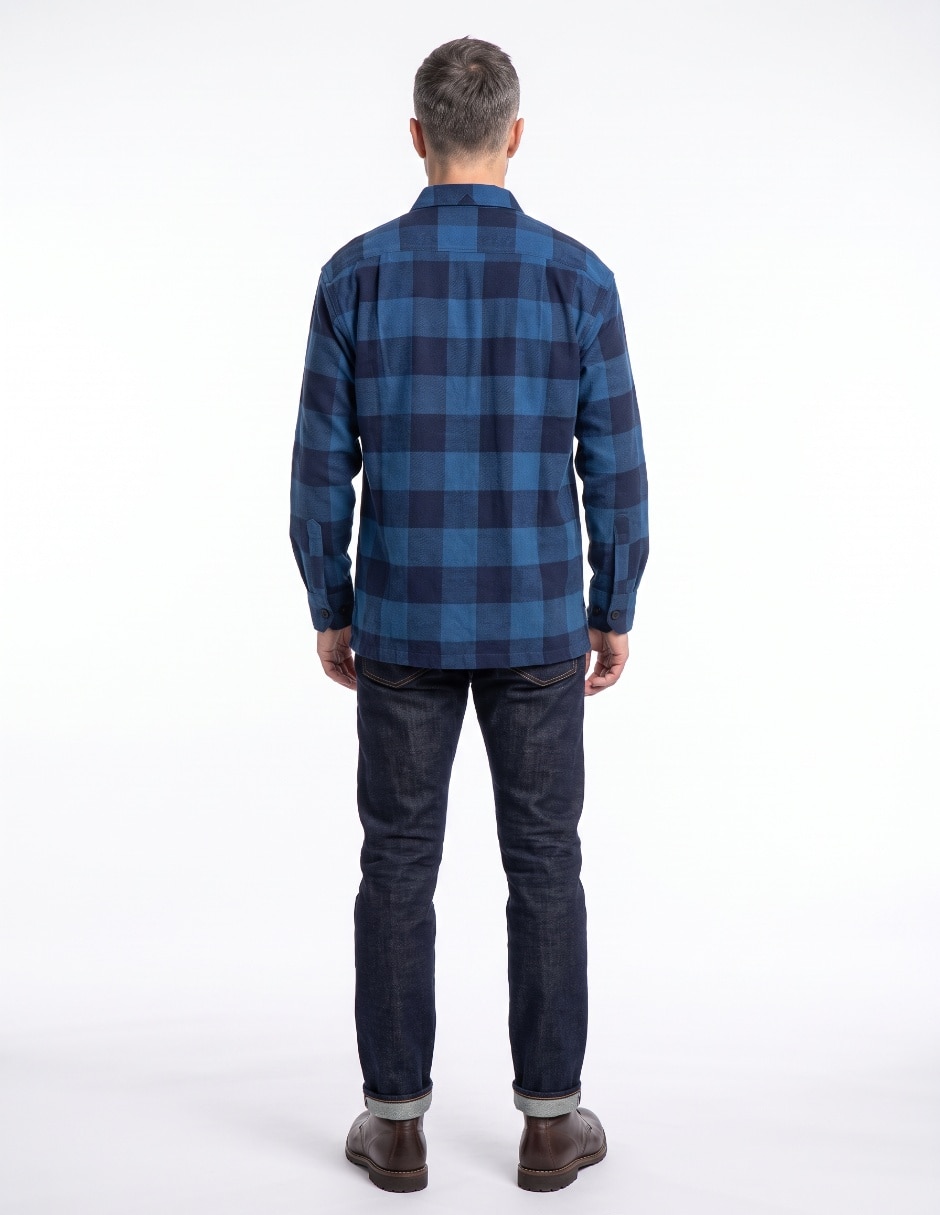 Camisa casual manga larga para hombre 2
