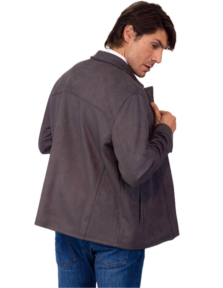 Chamarra casual impermeable con bolsillos para hombre