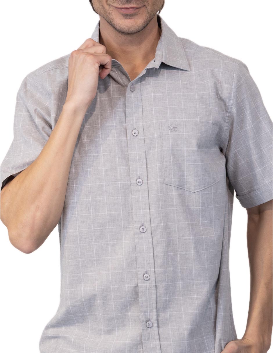 Camisa casual manga corta para hombre 2