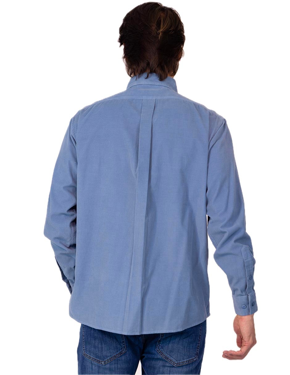 Camisa casual de algodón manga larga para hombre 3