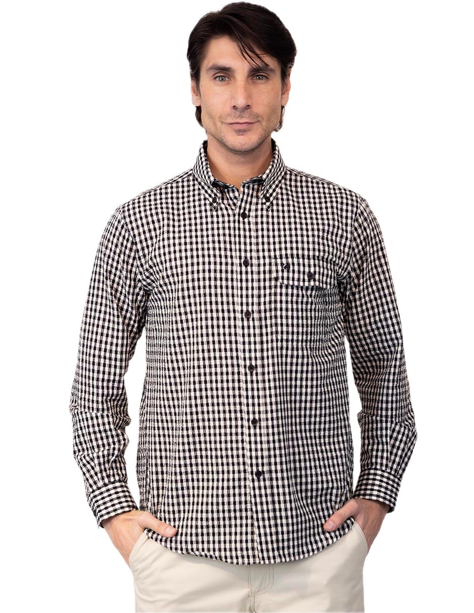 Camisa casual manga larga para hombre Camisa casual manga larga para hombre