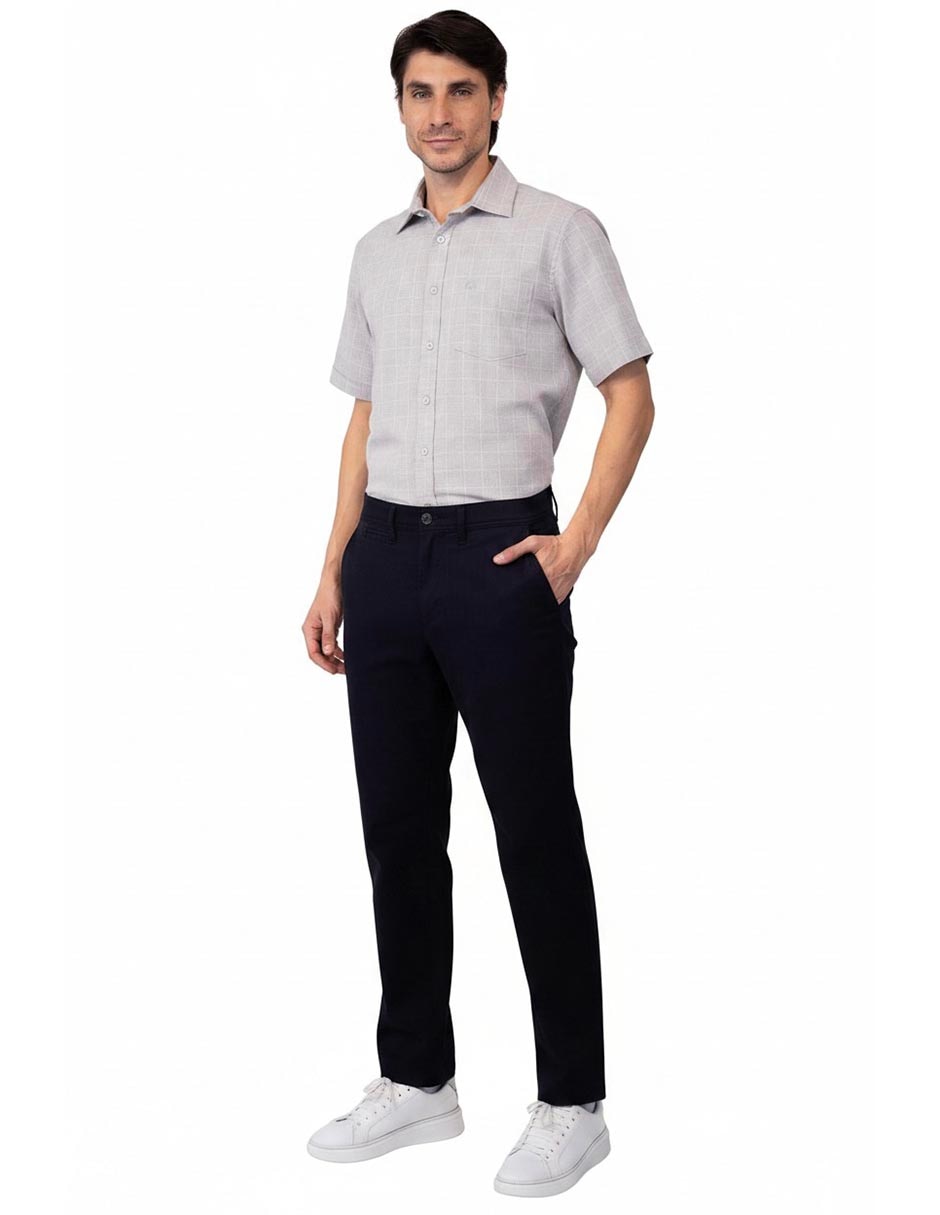 Pantalón chino regular para hombre 4