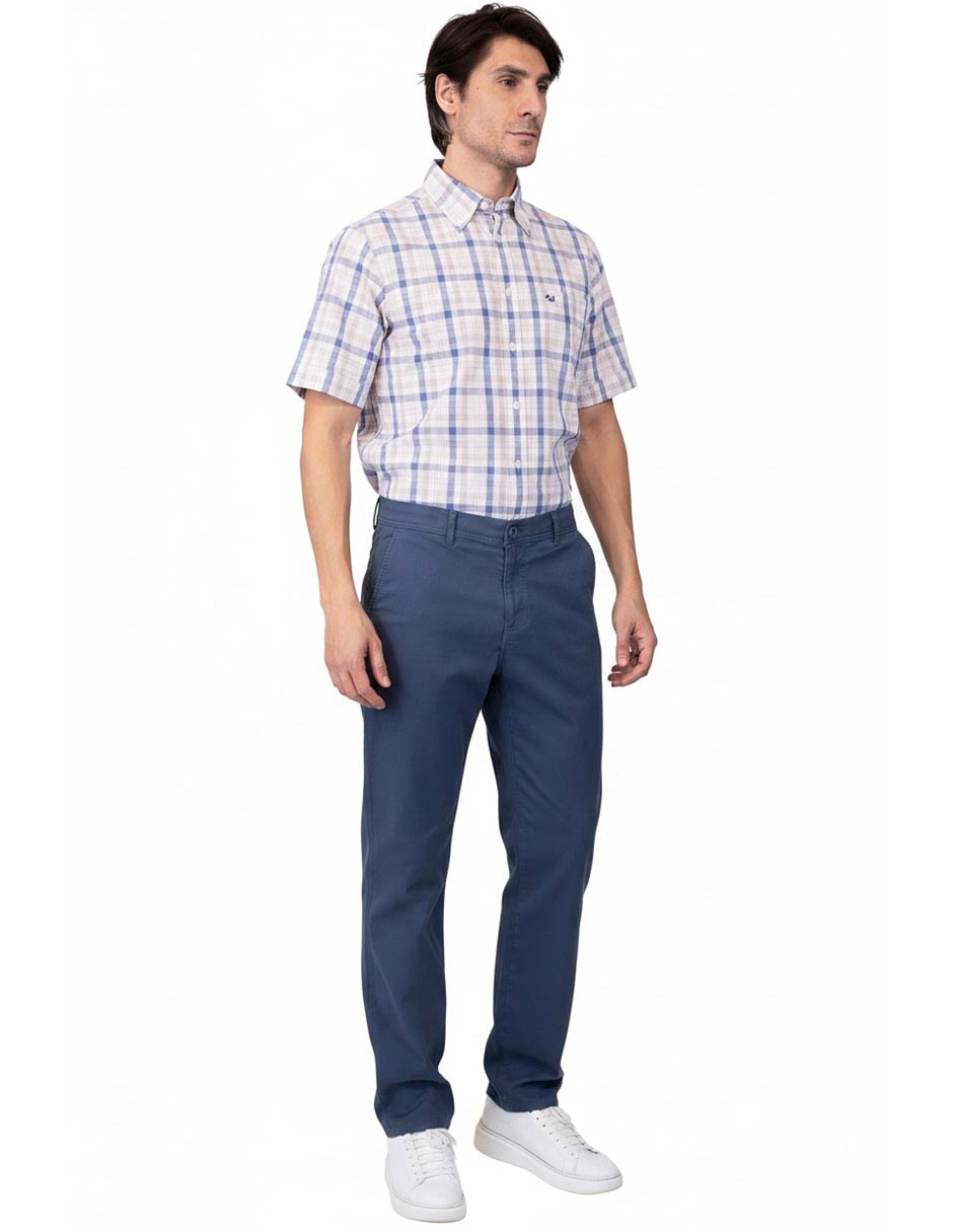 Pantalón chino regular para hombre 4
