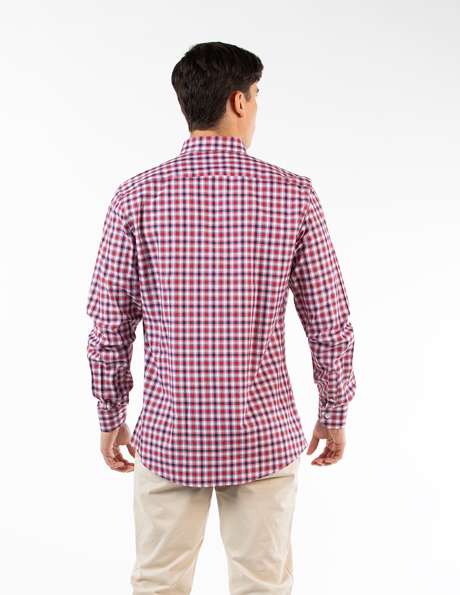 Camisa casual de algodón manga larga para hombre 2
