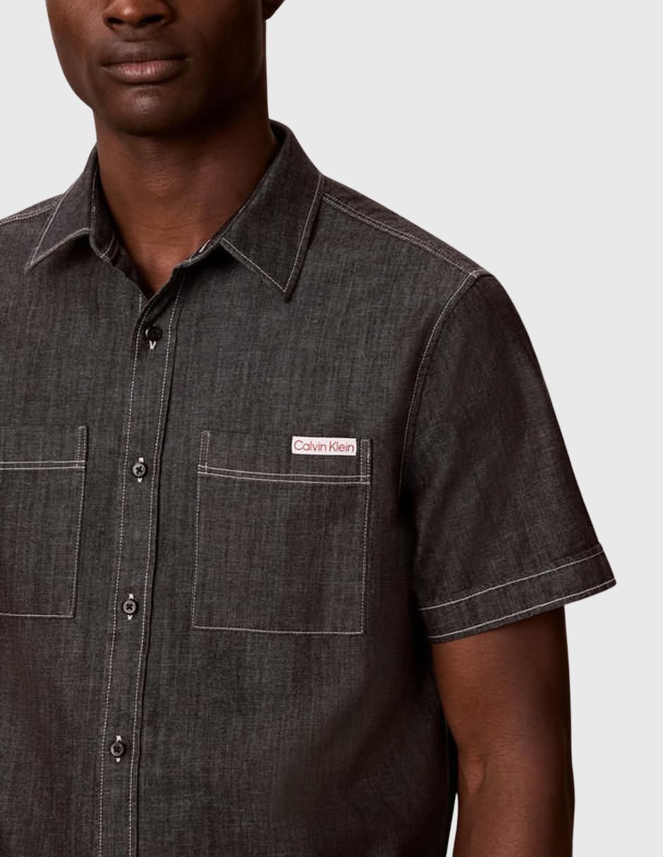 Camisa Casual Sin colección de (si aplica) Algodón manga Corta para hombre 2