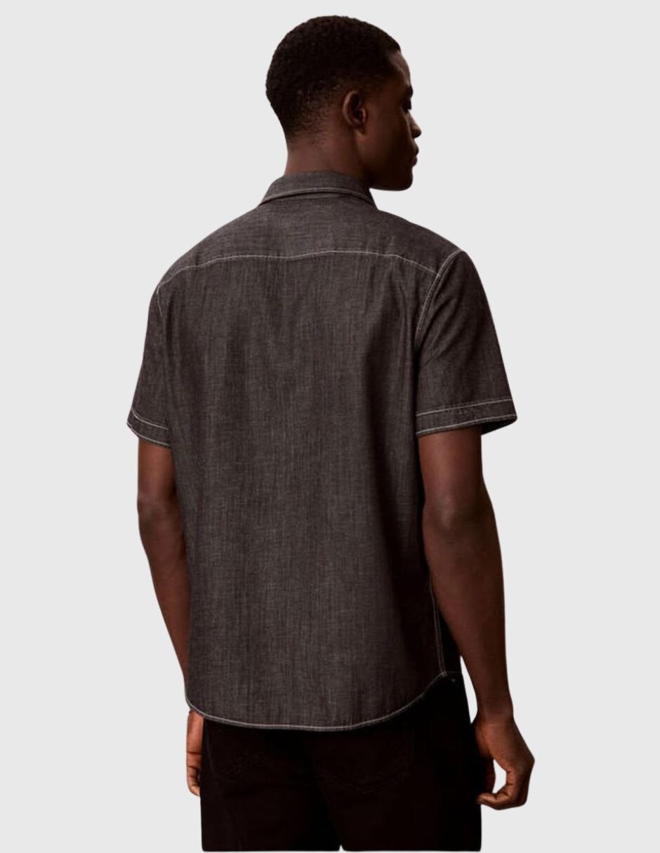 Camisa Casual Sin colección de (si aplica) Algodón manga Corta para hombre 5