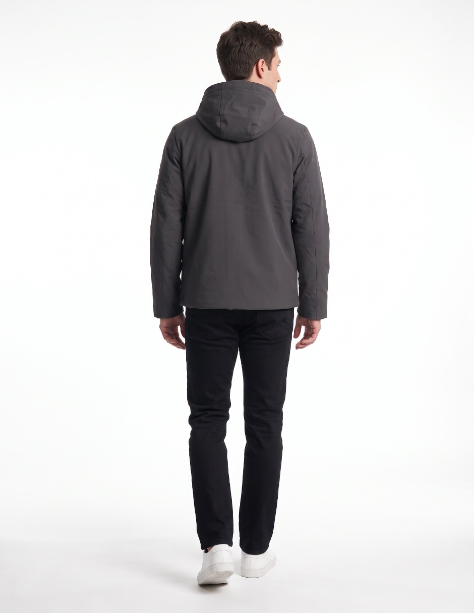 Chamarra casual con bolsillos para hombre 2