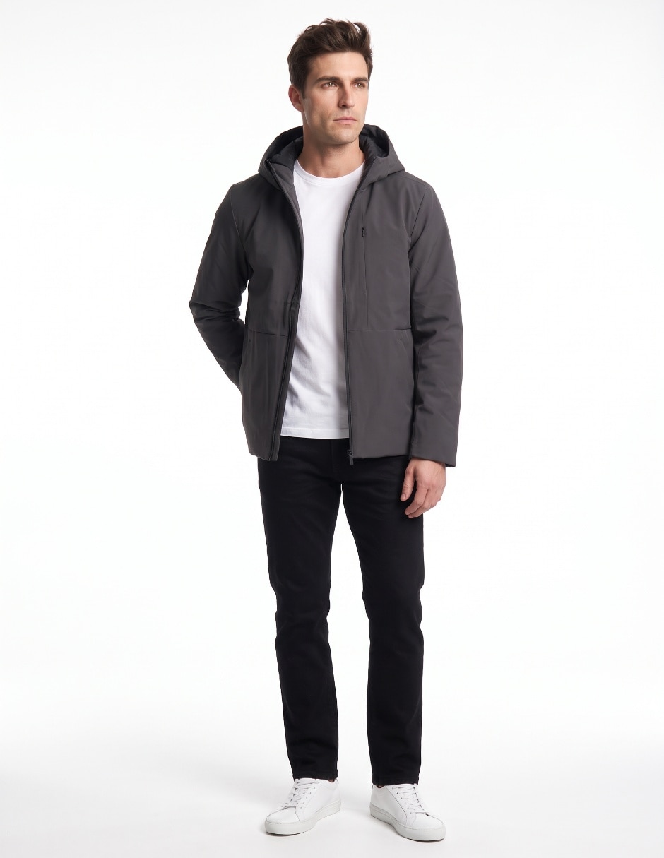 Chamarra casual con bolsillos para hombre 3