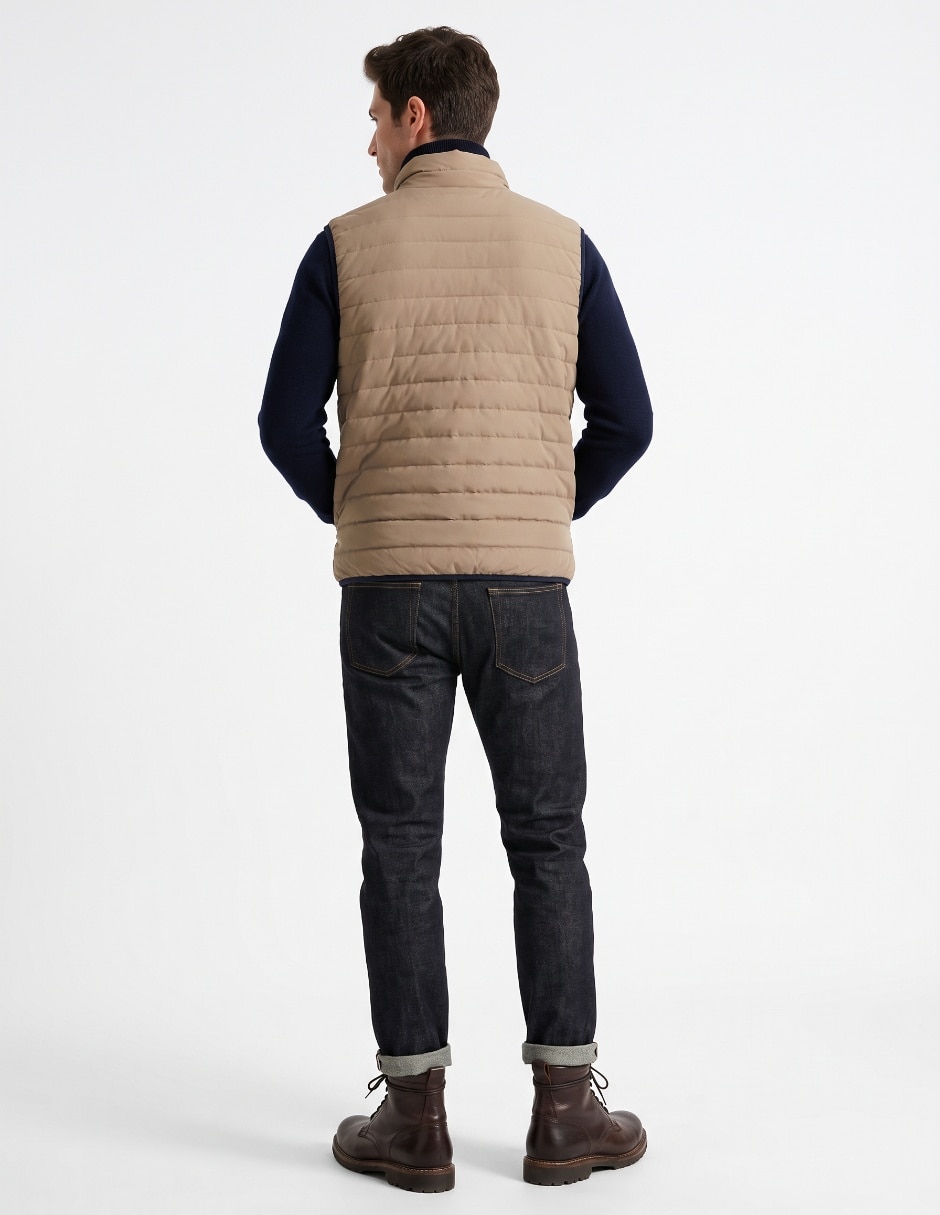 Chamarra casual con bolsillos para hombre 2