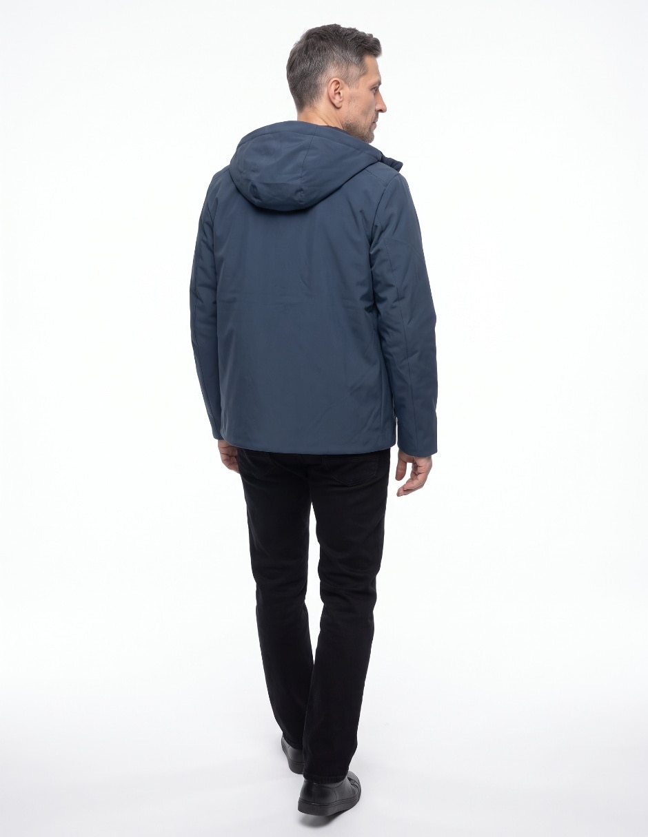 Chamarra casual con bolsillos para hombre 2