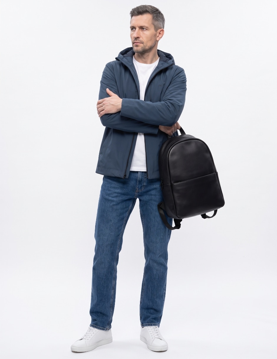 Chamarra casual con bolsillos para hombre 4
