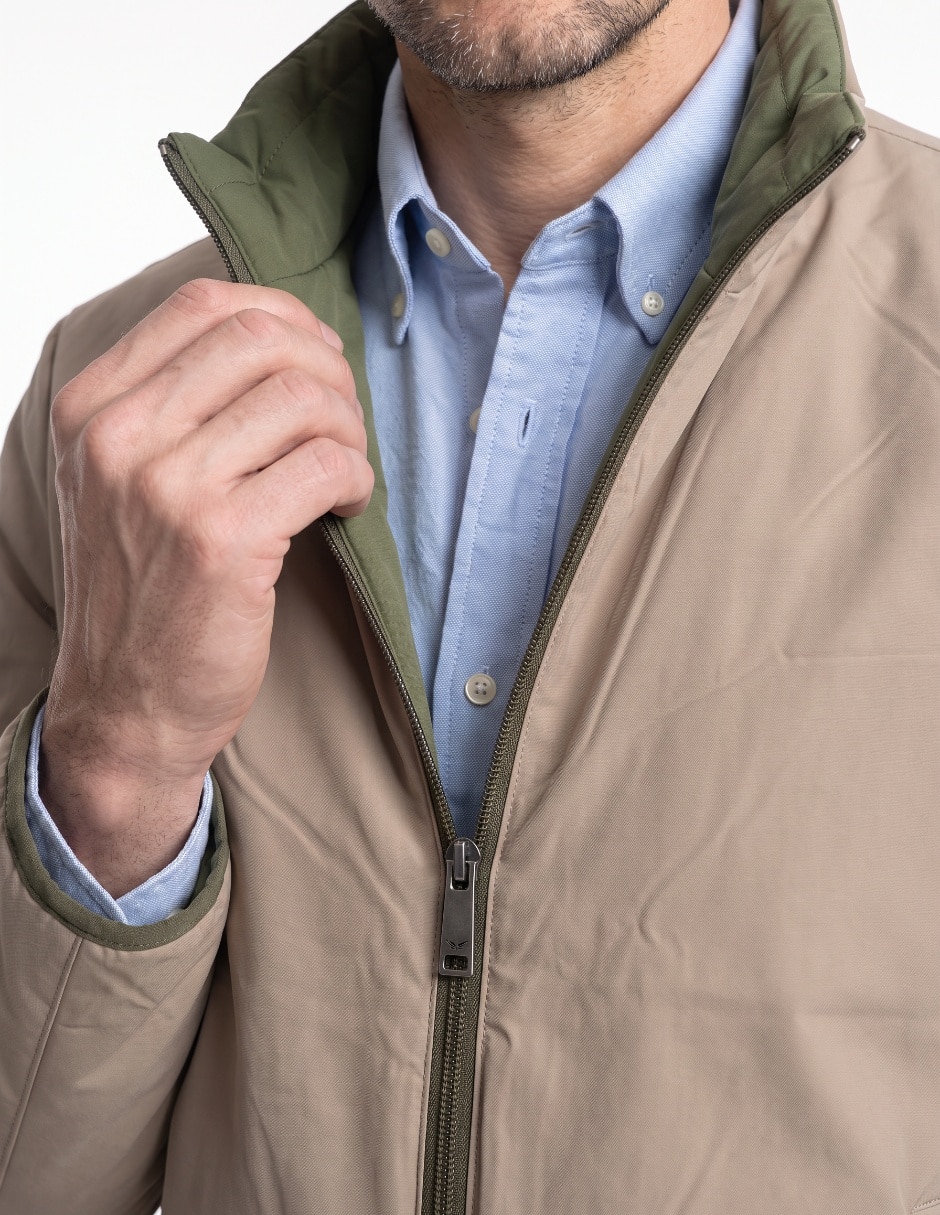 Chamarra casual con bolsillos para hombre 3