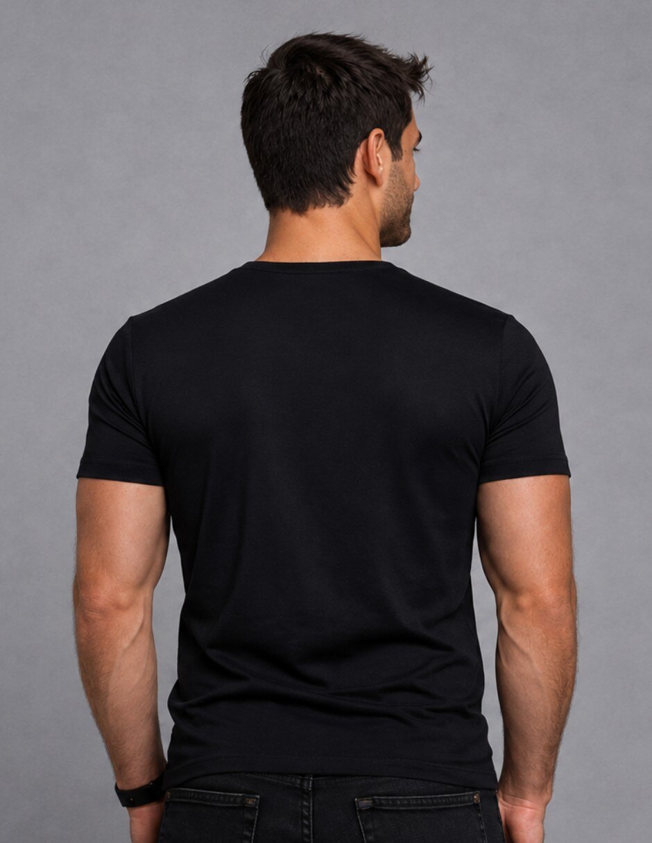 Playera guerra de las galaxias cuello redondo para hombre 2