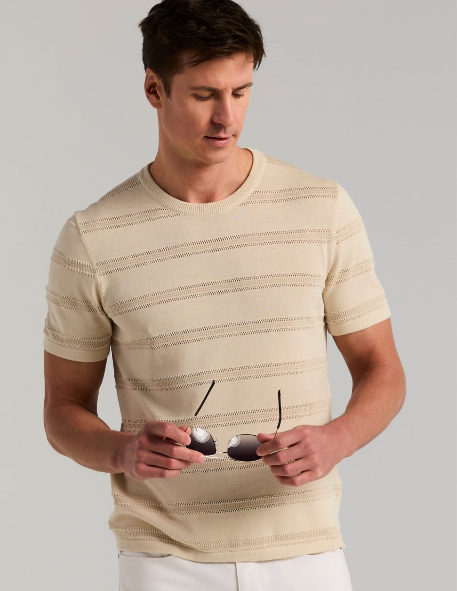 Playera cuello henley para hombre 2