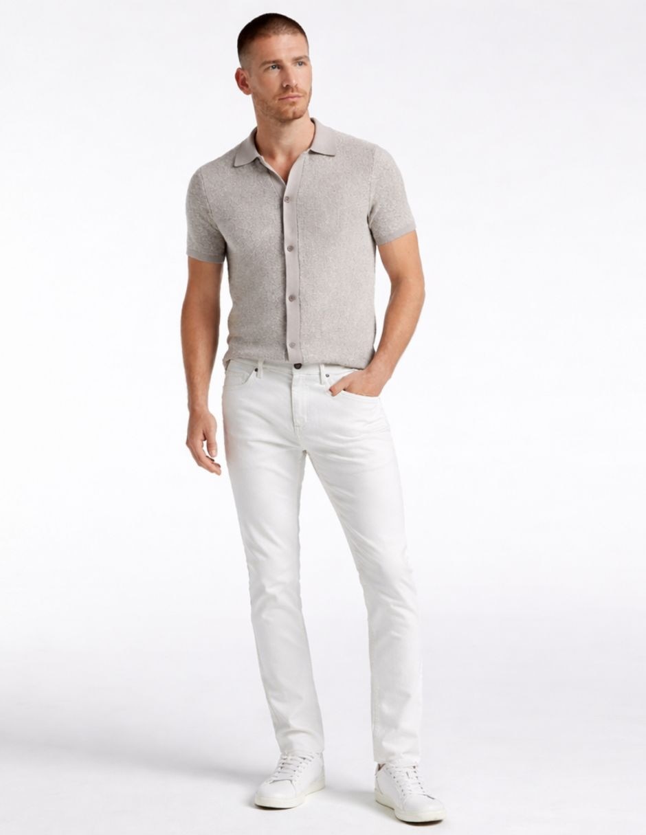 Pantalón slim de algodón para hombre 4