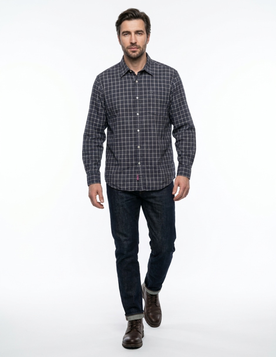Camisa de pana para hombre