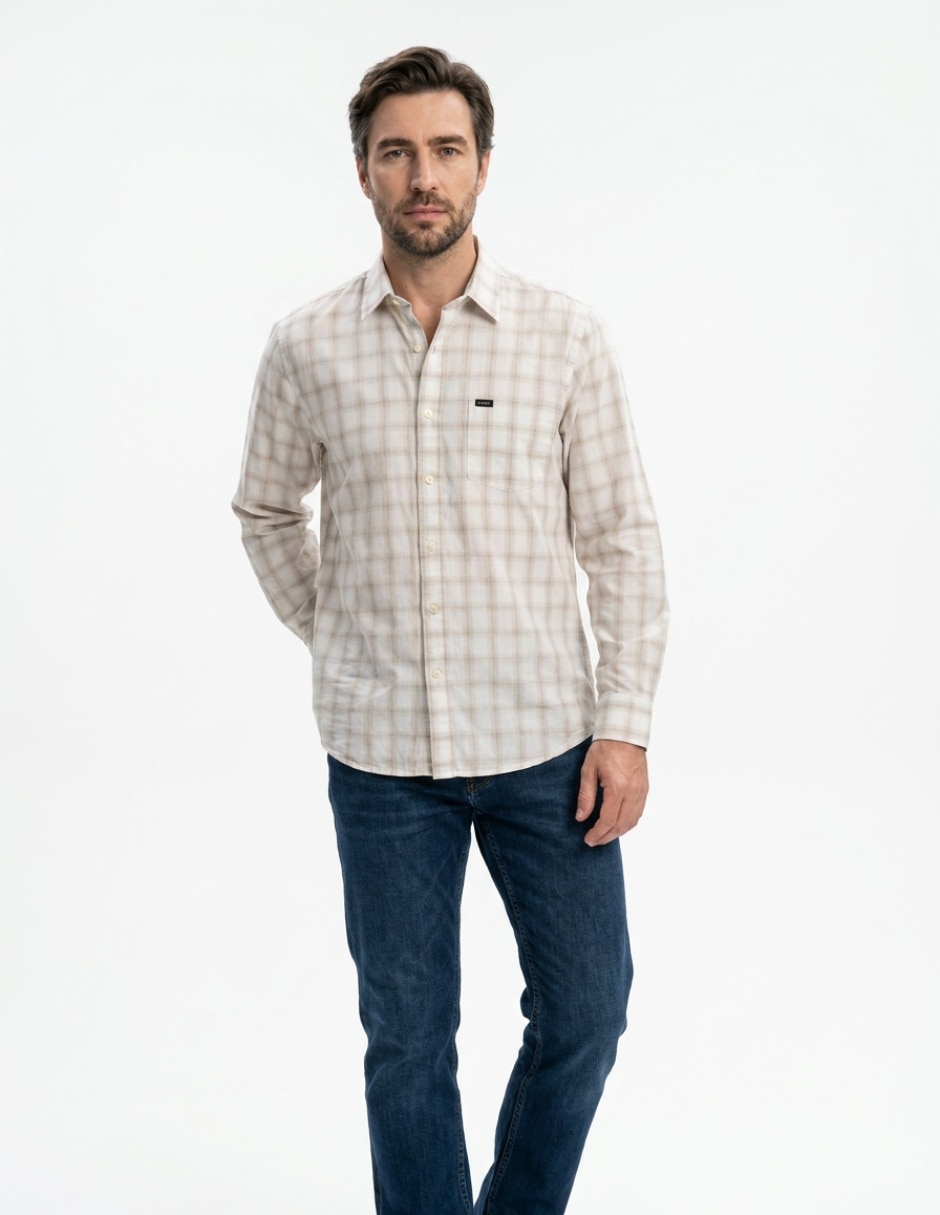Camisa de pana para hombre