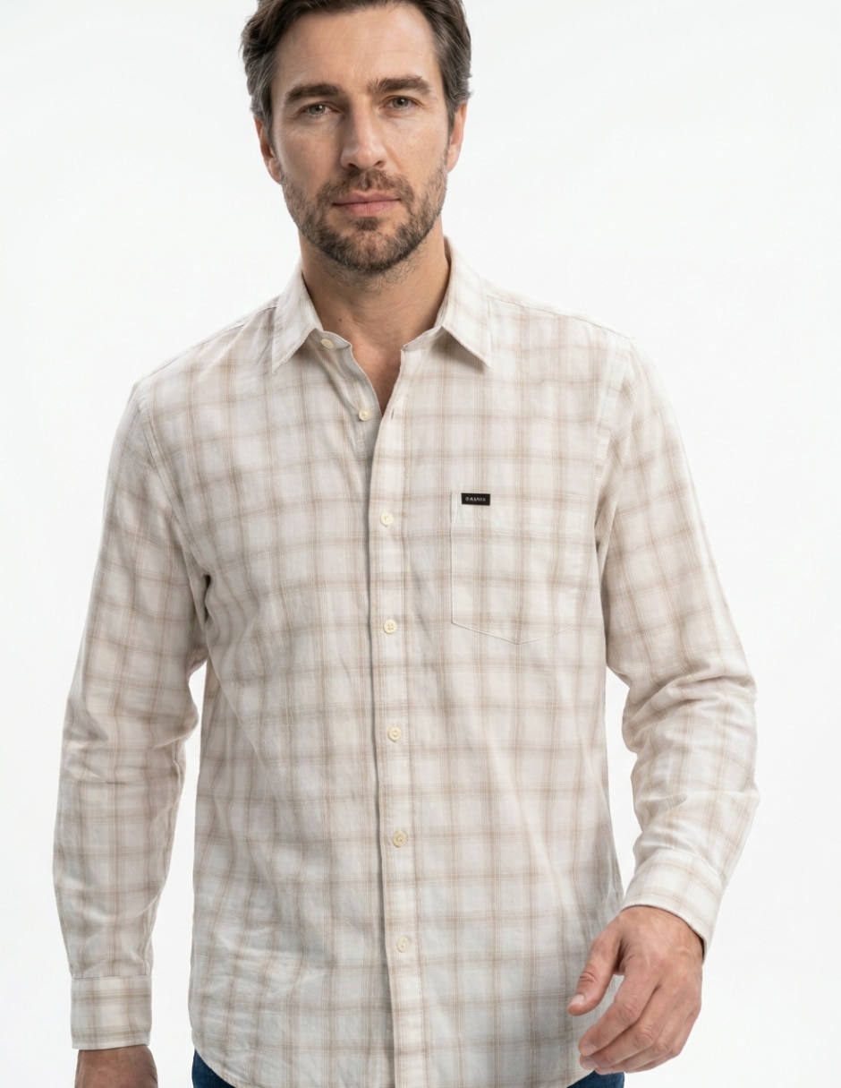 Camisa de pana para hombre 4