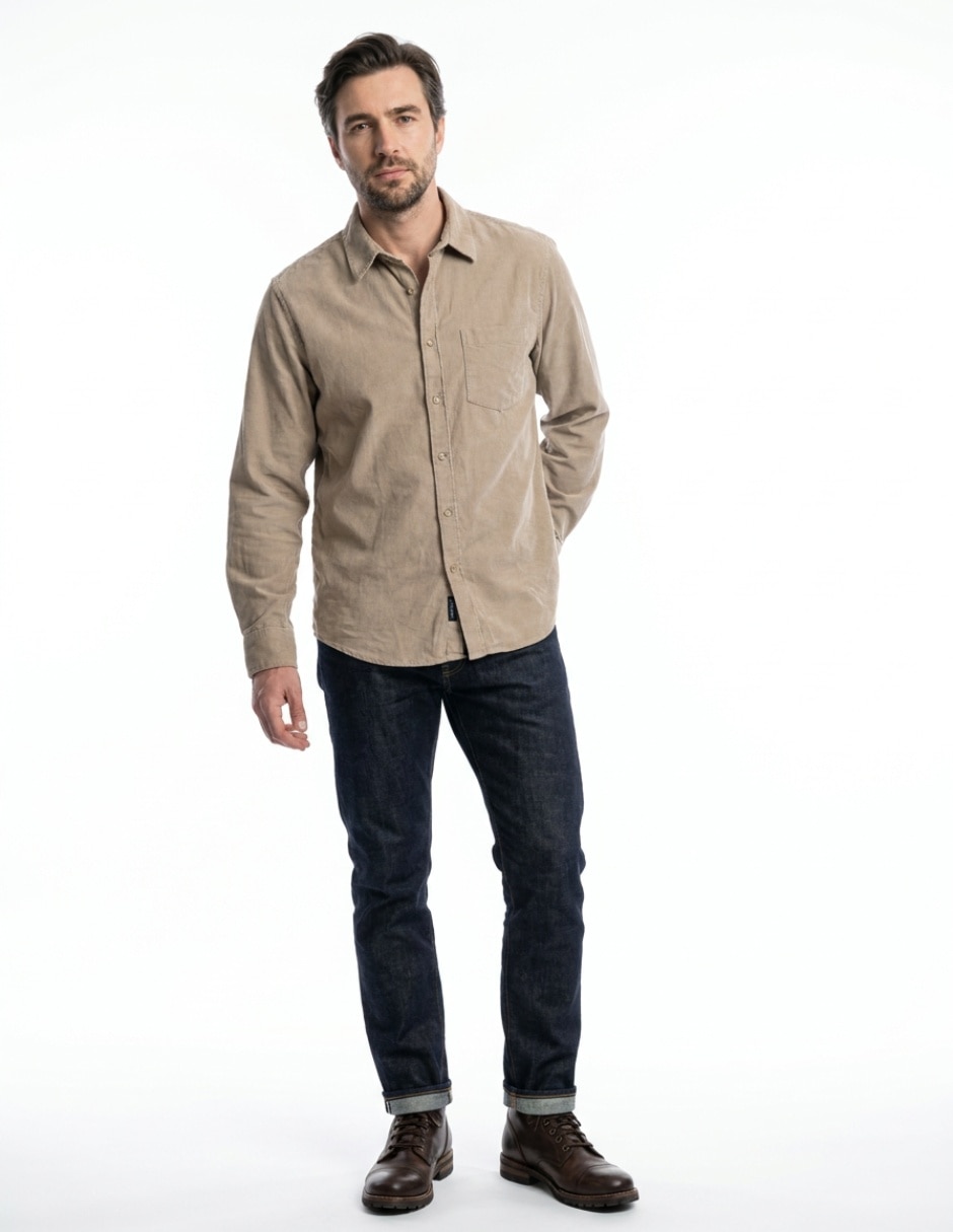 Camisa de pana para hombre Camisa de pana para hombre