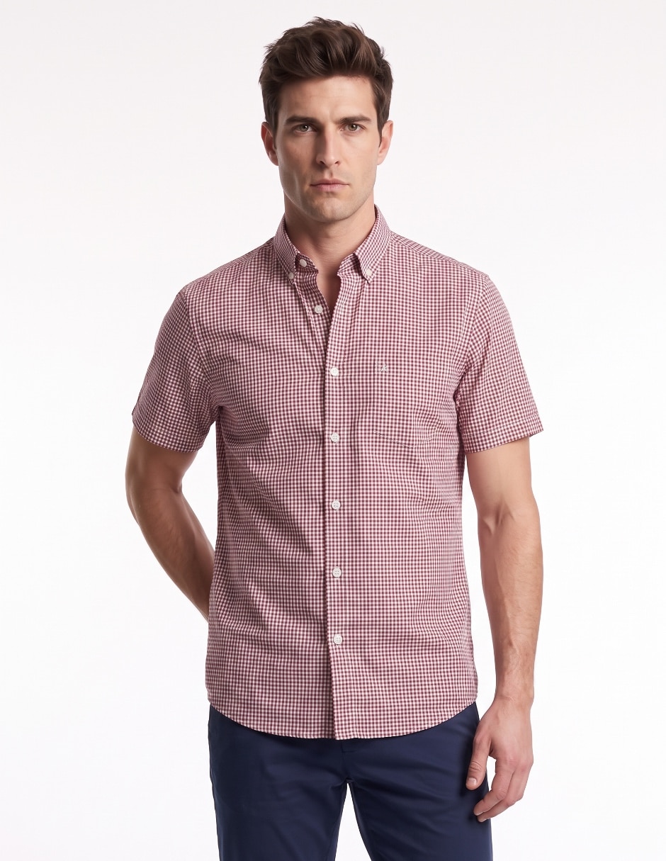 Camisa casual de algodón manga larga para hombre Camisa casual de algodón manga larga para hombre